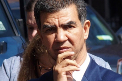 March 25, 2022  New York, New York city Eric Adams holds a Press Conference on traffic safety. Department of 
Transportation Commissioner Ydanis  Rodriguez  was in attendance as well the family of Isaiah Benloss who lost his life when a  speeding car went thru a red light and struck him and killed him.
 N.Y.C. D.O.T. Commissioner Ydanis Rodriguez