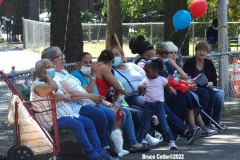 June 2 2022  NEW YORK   New York City Mayor Eric Adams speaks at New York City Housing Authority (NYCHA) Trust. Politicians and tenants meet and talk to each other about how to spend money to do much needed repairs. The event took place at the Sheepshead/ Nostrand housing complex in Brooklyn