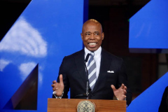 3.24.22- Mayor Eric Adams Citifield press conference
NYC Mayor Eric Adams , Ny Yankees President Randy Levine, Ny Mets President Sandy Alderson press conference.

(C) Steve Sands/ New York Newswire

MAYOR ADAMS TAKES MEASURES TO SUPPORT SMALL BUSINESSES AND INDEPENDENT VENUES, LEVELS PLAYING FIELD FOR NYC-BASED PERFORMERS AND ATHLETES
 
With COVID Case Counts Low and Vaccination Rates at Record Heights, Mayor Announces Next Step in NYC’S Economic Recovery and Pandemic Response
 
New Order Follows Mayor Adams’ Recent Statement on Mask Requirements for 2-4-Year-Olds, Removal of Mask Mandate for K-12 Public School Students, and Suspension of Aspects of Key to NYC