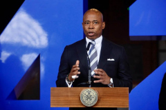 3.24.22- Mayor Eric Adams Citifield press conference
NYC Mayor Eric Adams , Ny Yankees President Randy Levine, Ny Mets President Sandy Alderson press conference.

(C) Steve Sands/ New York Newswire

MAYOR ADAMS TAKES MEASURES TO SUPPORT SMALL BUSINESSES AND INDEPENDENT VENUES, LEVELS PLAYING FIELD FOR NYC-BASED PERFORMERS AND ATHLETES
 
With COVID Case Counts Low and Vaccination Rates at Record Heights, Mayor Announces Next Step in NYC’S Economic Recovery and Pandemic Response
 
New Order Follows Mayor Adams’ Recent Statement on Mask Requirements for 2-4-Year-Olds, Removal of Mask Mandate for K-12 Public School Students, and Suspension of Aspects of Key to NYC