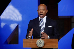 3.24.22- Mayor Eric Adams Citifield press conference
NYC Mayor Eric Adams , Ny Yankees President Randy Levine, Ny Mets President Sandy Alderson press conference.

(C) Steve Sands/ New York Newswire

MAYOR ADAMS TAKES MEASURES TO SUPPORT SMALL BUSINESSES AND INDEPENDENT VENUES, LEVELS PLAYING FIELD FOR NYC-BASED PERFORMERS AND ATHLETES
 
With COVID Case Counts Low and Vaccination Rates at Record Heights, Mayor Announces Next Step in NYC’S Economic Recovery and Pandemic Response
 
New Order Follows Mayor Adams’ Recent Statement on Mask Requirements for 2-4-Year-Olds, Removal of Mask Mandate for K-12 Public School Students, and Suspension of Aspects of Key to NYC