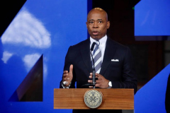 3.24.22- Mayor Eric Adams Citifield press conference
NYC Mayor Eric Adams , Ny Yankees President Randy Levine, Ny Mets President Sandy Alderson press conference.

(C) Steve Sands/ New York Newswire

MAYOR ADAMS TAKES MEASURES TO SUPPORT SMALL BUSINESSES AND INDEPENDENT VENUES, LEVELS PLAYING FIELD FOR NYC-BASED PERFORMERS AND ATHLETES
 
With COVID Case Counts Low and Vaccination Rates at Record Heights, Mayor Announces Next Step in NYC’S Economic Recovery and Pandemic Response
 
New Order Follows Mayor Adams’ Recent Statement on Mask Requirements for 2-4-Year-Olds, Removal of Mask Mandate for K-12 Public School Students, and Suspension of Aspects of Key to NYC