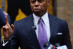 Mayor Eric Adams speaks At the Lunt Fontaine Theater On Broadway about New Years Eve Preparations
Photo By Steve Sands/NEW YORK NEWSWIRE