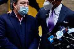 Mayor Eric Adams speaks At the Lunt Fontaine Theater On Broadway about New Years Eve Preparations
Photo By Steve Sands/NEW YORK NEWSWIRE