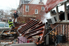 February 4, 2022  New York   
House explosion and Two alarm fire broke out in the early morning hours of Friday February 4,2022 The explosion shook the Bath Beach Neighborhood  New York City Fire Department , New York City Police Department , Emergency Medical Service, New York City Department of Buildings personnel all responded to the scene. Special cadaver dog was also brought in to help in the rescue efforts.