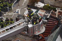 February 4, 2022  New York   
House explosion and Two alarm fire broke out in the early morning hours of Friday February 4,2022 The explosion shook the Bath Beach Neighborhood  New York City Fire Department , New York City Police Department , Emergency Medical Service, New York City Department of Buildings personnel all responded to the scene. Special cadaver dog was also brought in to help in the rescue efforts.