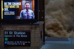 An underground transformer exploded in the late afternoon on 51st St and Lexington. Units were called in from Brooklyn as well as for the severity of the fire, but all was eradicated shortly after. No injuries or casualties.  Sunday, February 27, 2022. (C) Bianca Otero