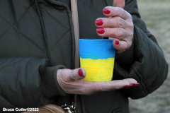 February 27, 2022  New York, 
Pray for Ukraine. 
Candlelight vigil in solidarity with Ukraine and for all of those who perished in Russia/Ukrainian War. Residents of the Brighton Beach Community aka "Little Odessa by the Sea" came together in Asser Levy Park for a Candlelight Vigil