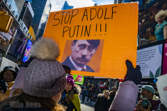 Ukraine Rally in Times Square 
Photos by Milo Hess