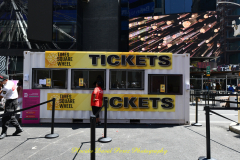Ride a state-of-the-art ferris wheel in the Crossroads of the World, and soar up 110 feet through a canyon of spectacular billboards, getting an entirely new vantage point on Times Square. Buy tickets online or in person.
* $15 per person for children 2–10
* $20 per person for general admission
* $35 per person for VIP / Skip the line


Times Square is a major commercial intersection, tourist destination, entertainment center, and neighborhood in the Midtown Manhattan section of New York City, at the junction of Broadway and Seventh Avenue.

THE TIMES SQUARE WHEEL IS A ONCE-IN-A-LIFETIME EXPERIENCE IN THE MIDDLE OF TIMES SQUARE NYC. WE HAVE ERECTED A MAJESTIC, STATE-OF-THE-ART 110 FOOT TALL GIANT FERRIS WHEEL THAT WILL SHOWCASE THE CROSSROADS OF THE WORLD AS NEVER SEEN BEFORE. EXPERIENCE SENSORY OVERLOAD BY BILLIONS PIXELS AS YOU SOAR 110 FEET THRU A CANYON OF SPECTACULAR BILLBOARDS. COME AND SHARE THIS SPECTACULAR EXPERIENCE WITH FRIENDS AND FAMILY ALL OVER THE WORLD.