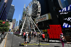 Ride a state-of-the-art ferris wheel in the Crossroads of the World, and soar up 110 feet through a canyon of spectacular billboards, getting an entirely new vantage point on Times Square. Buy tickets online or in person.
* $15 per person for children 2–10
* $20 per person for general admission
* $35 per person for VIP / Skip the line


Times Square is a major commercial intersection, tourist destination, entertainment center, and neighborhood in the Midtown Manhattan section of New York City, at the junction of Broadway and Seventh Avenue.

THE TIMES SQUARE WHEEL IS A ONCE-IN-A-LIFETIME EXPERIENCE IN THE MIDDLE OF TIMES SQUARE NYC. WE HAVE ERECTED A MAJESTIC, STATE-OF-THE-ART 110 FOOT TALL GIANT FERRIS WHEEL THAT WILL SHOWCASE THE CROSSROADS OF THE WORLD AS NEVER SEEN BEFORE. EXPERIENCE SENSORY OVERLOAD BY BILLIONS PIXELS AS YOU SOAR 110 FEET THRU A CANYON OF SPECTACULAR BILLBOARDS. COME AND SHARE THIS SPECTACULAR EXPERIENCE WITH FRIENDS AND FAMILY ALL OVER THE WORLD.