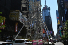 Ride a state-of-the-art ferris wheel in the Crossroads of the World, and soar up 110 feet through a canyon of spectacular billboards, getting an entirely new vantage point on Times Square. Buy tickets online or in person.
* $15 per person for children 2–10
* $20 per person for general admission
* $35 per person for VIP / Skip the line


Times Square is a major commercial intersection, tourist destination, entertainment center, and neighborhood in the Midtown Manhattan section of New York City, at the junction of Broadway and Seventh Avenue.

THE TIMES SQUARE WHEEL IS A ONCE-IN-A-LIFETIME EXPERIENCE IN THE MIDDLE OF TIMES SQUARE NYC. WE HAVE ERECTED A MAJESTIC, STATE-OF-THE-ART 110 FOOT TALL GIANT FERRIS WHEEL THAT WILL SHOWCASE THE CROSSROADS OF THE WORLD AS NEVER SEEN BEFORE. EXPERIENCE SENSORY OVERLOAD BY BILLIONS PIXELS AS YOU SOAR 110 FEET THRU A CANYON OF SPECTACULAR BILLBOARDS. COME AND SHARE THIS SPECTACULAR EXPERIENCE WITH FRIENDS AND FAMILY ALL OVER THE WORLD.