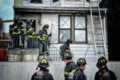 Two Alarm Fire
.
.
FDNY firefighters at the scene of a two alarm blaze on East 180th street and Park Avenue in the Bronx Sunday afternoon. There were no injuries.