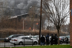 Wednesday, March 31, 2021
Fifth Alarm
60 Davidson Street
Staten Island, NY
For Credit:  Mary DiBiase Blaich

A 5th Alarm Fire burns through a 2.5 story warehouse at 60 Davidson Street in Staten Island Wednesday afternoon.  All fire members were removed from the building.  More than 10 tower ladders were called to the scene, and the NYPD called a level one mobilization for traffic control.