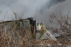 Wednesday, March 31, 2021
Fifth Alarm
60 Davidson Street
Staten Island, NY
For Credit:  Mary DiBiase Blaich

A 5th Alarm Fire burns through a 2.5 story warehouse at 60 Davidson Street in Staten Island Wednesday afternoon.  All fire members were removed from the building.  More than 10 tower ladders were called to the scene, and the NYPD called a level one mobilization for traffic control.