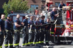 New York- Fire in a shack on the beach