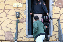 Two Alarm Fire
88 Broad Street
Staten Island, NY
Monday, March 14, 2022

For Credit:  Mary DiBiase Blaich

 A two alarm fire was fought in the Stapleton area of Staten Island this morning.  The fire was three doors down from Ladder 77 on Broad Street.  The fire began in the basement of a private dwelling.  Residents of the building waited on the sidewalk as the fire was placed under control.  A police officer played with a dog belonging to residents of the building.