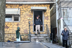 Two Alarm Fire
88 Broad Street
Staten Island, NY
Monday, March 14, 2022

For Credit:  Mary DiBiase Blaich

 A two alarm fire was fought in the Stapleton area of Staten Island this morning.  The fire was three doors down from Ladder 77 on Broad Street.  The fire began in the basement of a private dwelling.  Residents of the building waited on the sidewalk as the fire was placed under control.  A police officer played with a dog belonging to residents of the building.