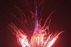 The 2021 Macy's Fireworks Over the Empire State Building on 04 July 2021