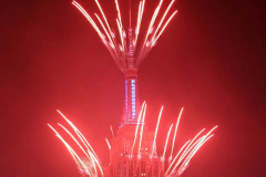 The 2021 Macy's Fireworks Over the Empire State Building on 04 July 2021