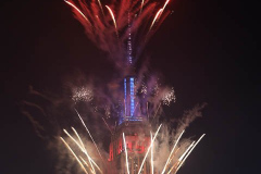 The 2021 Macy's Fireworks Over the Empire State Building on 04 July 2021