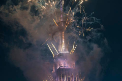 The 2021 Macy's Fireworks Over the Empire State Building on 04 July 2021