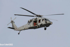 May 25, 2022  NEW YORK  New York Harbor
Fleet week parade of ships. The official kick off for fleet week. the ships travel up the Hudson River to the George Washington Bridge and turn around and dock at various locations in New York City. SH-60 Sea Hawk Helicopter