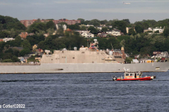 May 25, 2022  NEW YORK  New York Harbor
Fleet week parade of ships. The official kick off for fleet week. the ships travel up the Hudson River to the George Washington Bridge and turn around and dock at various locations in New York City.  U.S.S. Milwaukee
Freedom Class Littoral Combat Ship