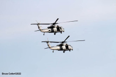 May 25, 2022  NEW YORK  New York Harbor
Fleet week parade of ships. The official kick off for fleet week. the ships travel up the Hudson River to the George Washington Bridge and turn around and dock at various locations in New York City. SH-60 Sea Hawk Helicopter