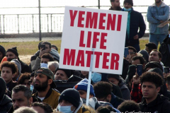 December 17, 2021  New York , Hundreds of Mourners filed into Bensonhurst Park to pay tribute to Fadhl Moosa, a 20-year-old Yemeni-American employee of a Flatbush Avenue deli who was shot and killed while working.