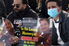 December 17, 2021  New York , Hundreds of Mourners filed into Bensonhurst Park to pay tribute to Fadhl Moosa, a 20-year-old Yemeni-American employee of a Flatbush Avenue deli who was shot and killed while working.