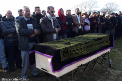 December 17, 2021  New York , Hundreds of Mourners filed into Bensonhurst Park to pay tribute to Fadhl Moosa, a 20-year-old Yemeni-American employee of a Flatbush Avenue deli who was shot and killed while working.