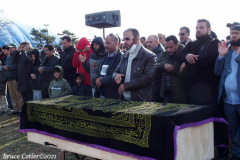 December 17, 2021  New York , Hundreds of Mourners filed into Bensonhurst Park to pay tribute to Fadhl Moosa, a 20-year-old Yemeni-American employee of a Flatbush Avenue deli who was shot and killed while working.