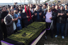 December 17, 2021  New York , Hundreds of Mourners filed into Bensonhurst Park to pay tribute to Fadhl Moosa, a 20-year-old Yemeni-American employee of a Flatbush Avenue deli who was shot and killed while working.