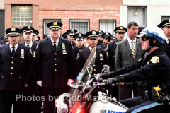 A funeral was held for retired deputy chief Charles “Chuckly” Scholl, a lifelong Brooklyn resident and former commander in Brooklyn South. Funeral was held at St. Mary Star of the Sea in his neighborhood of Cobble Hill, Brooklyn. (Photos by Todd Maisel)