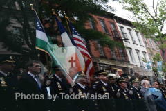 A funeral was held for retired deputy chief Charles “Chuckly” Scholl, a lifelong Brooklyn resident and former commander in Brooklyn South. Funeral was held at St. Mary Star of the Sea in his neighborhood of Cobble Hill, Brooklyn. (Photos by Todd Maisel)