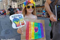 June 26 2022  NEW YORK  
New York City Pride Parade. Countless celebrants come out to the first unrestricted pride parade since 2019 . NYC Pride announced Planned Parenthood will be the first contingent to march in the parade following the Supreme  Court's decision to overturn Roe v Wade.