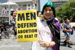 June 26 2022  NEW YORK  
New York City Pride Parade. Countless celebrants come out to the first unrestricted pride parade since 2019 . NYC Pride announced Planned Parenthood will be the first contingent to march in the parade following the Supreme  Court's decision to overturn Roe v Wade.