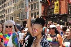 June 26 2022  NEW YORK  
New York City Pride Parade. Countless celebrants come out to the first unrestricted pride parade since 2019 . NYC Pride announced Planned Parenthood will be the first contingent to march in the parade following the Supreme  Court's decision to overturn Roe v Wade.