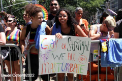June 26 2022  NEW YORK  
New York City Pride Parade. Countless celebrants come out to the first unrestricted pride parade since 2019 . NYC Pride announced Planned Parenthood will be the first contingent to march in the parade following the Supreme  Court's decision to overturn Roe v Wade.