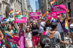 Planned Parenthood led the Pride Parade NYC in New York,  New York, on June 26, 2022. (Photo by Gabriele Holtermann/Sipa USA)