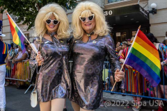 Thousand marched in the Pride Parade NYC in New York,  New York, on June 26, 2022. (Photo by Gabriele Holtermann/Sipa USA)