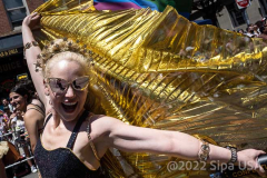 Thousand marched in the Pride Parade NYC in New York,  New York, on June 26, 2022. (Photo by Gabriele Holtermann/Sipa USA)