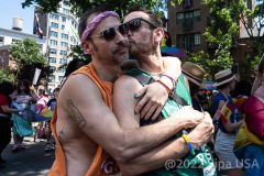 Thousand marched in the Pride Parade NYC in New York,  New York, on June 26, 2022. (Photo by Gabriele Holtermann/Sipa USA)