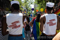 Thousand marched in the Pride Parade NYC in New York,  New York, on June 26, 2022. (Photo by Gabriele Holtermann/Sipa USA)