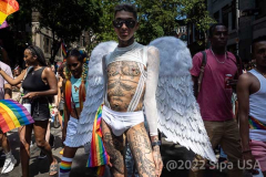 Thousand marched in the Pride Parade NYC in New York,  New York, on June 26, 2022. (Photo by Gabriele Holtermann/Sipa USA)