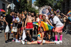Thousand marched in the Pride Parade NYC in New York,  New York, on June 26, 2022. (Photo by Gabriele Holtermann/Sipa USA)
