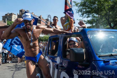 Thousand marched in the Pride Parade NYC in New York,  New York, on June 26, 2022. (Photo by Gabriele Holtermann/Sipa USA)