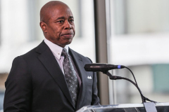 NY Governor KATHY HOCHUL, NYC Mayor ERIC ADAMS and New York Philharmonic Leadership; PETER MAY, KATHERINE FARLEY, HENRY TIMMS, MILTON ANGELES,  DEBORAH BORDA  AND LINDA and MITCH HART announced the opening of the new DAVID GEFFEN hall scheduled to open this October 2022. 
The opening is two years ahead of schedule and on budget of the $550M achieved goal. In addition the opening will also support 6,000 jobs and with ever expanded public and community spaces and state of the art acoustics and architecture. Wednesday, March 9, 2022. New York, New York. (C) Bianca Otero