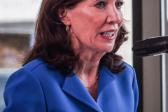 NY Governor KATHY HOCHUL, NYC Mayor ERIC ADAMS and New York Philharmonic Leadership; PETER MAY, KATHERINE FARLEY, HENRY TIMMS, MILTON ANGELES,  DEBORAH BORDA  AND LINDA and MITCH HART announced the opening of the new DAVID GEFFEN hall scheduled to open this October 2022. 
The opening is two years ahead of schedule and on budget of the $550M achieved goal. In addition the opening will also support 6,000 jobs and with ever expanded public and community spaces and state of the art acoustics and architecture. Wednesday, March 9, 2022. New York, New York. (C) Bianca Otero